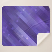 Bright abstract mosaic violet background with glos sherpa deken (Voorkant (horizontaal))