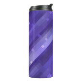 Bright abstract mosaic violet background with glos thermosbeker (Gedraaid links)