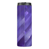 Bright abstract mosaic violet background with glos thermosbeker (Achterkant)