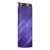 Bright abstract mosaic violet background with glos thermosbeker (Geroteerd rechts)