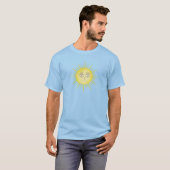 Bright Abstract Sun Art T-shirt (Voorkant volledig)