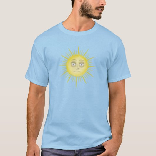 Bright Abstract Sun Art T-shirt (Voorkant)