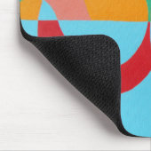 Bright Abstract Treble Clef Mousepad Muismat (Hoek)