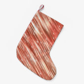Bright abstract vintage background with glitterabs kleine kerstsok (Voorkant (Hangend))
