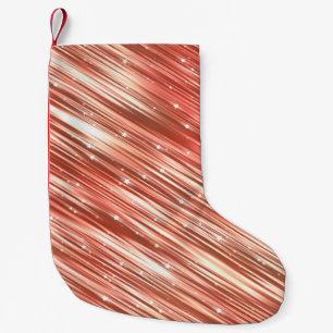 Bright abstract vintage background with glitterabs kleine kerstsok
