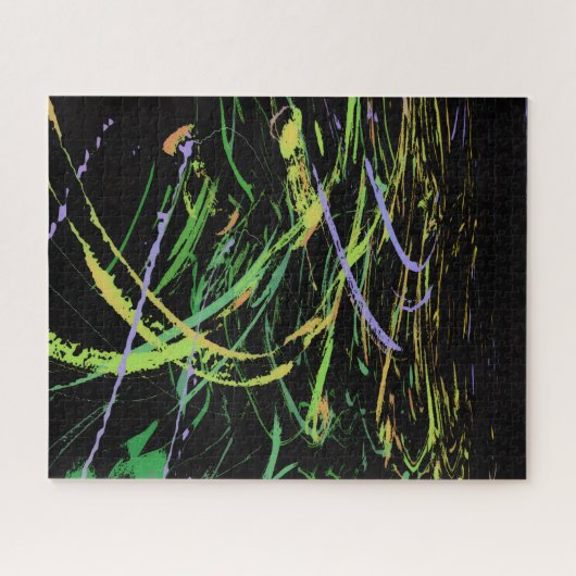 Bright Abstract Waves Legpuzzel (Horizontaal)