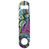 Bright Abstracte flesopening voor roestvrij staal Speed Flessenopener (Achterkant)