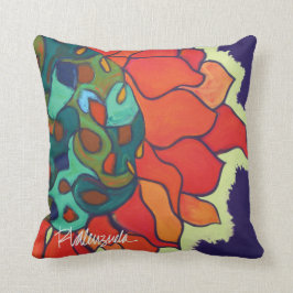 Bright Abstracte Floral Pillow Kussen
