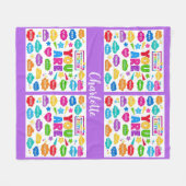 Bright Affirmation- Motivatie klaslokaal Decor Fleece Deken (Voorkant (Horizontaal))