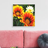 Bright African Daisies Canvas Afdruk (Insitu (Woonkamer))