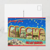 Bright Alaska Vintage Postcard  Briefkaart (Voorkant / Achterkant)