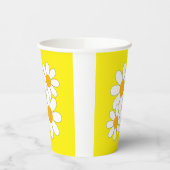 Bright and Bold Daisy Papieren Bekers (Links)