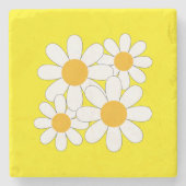Bright and Bold Daisy Stenen Onderzetter (Voorkant)