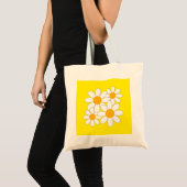 Bright and Bold Daisy Tote Bag (Voorkant (product))