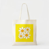 Bright and Bold Daisy Tote Bag (Voorkant)
