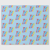 Bright and Bold Twin Themed Cadeaupapier (Vlak)