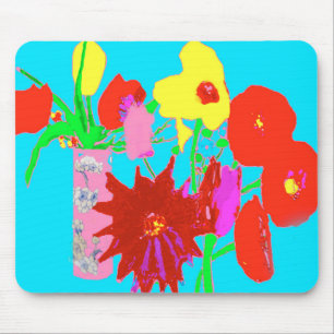 Bright and Cheery Flowers Mousepad Muismat