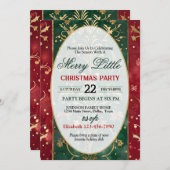 Bright and Colorful Christmas Party Invitation Kaart (Voorkant / Achterkant)