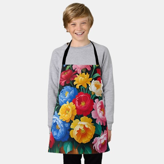 Bright and colorful roses schort (Gedragen)