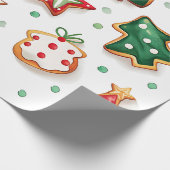 Bright and Joyful Holiday Cookies Cadeaupapier (Hoek)