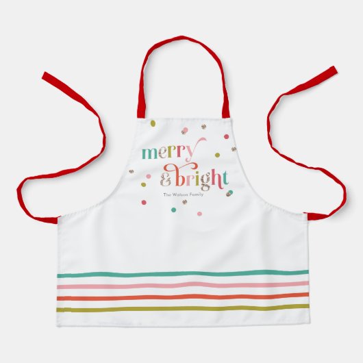 Bright and Merry Christmas Holiday Season Schort (Voorkant)