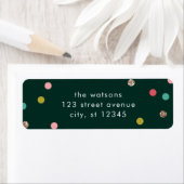 Bright and Merry Holiday Return Adres Labels (Insitu)