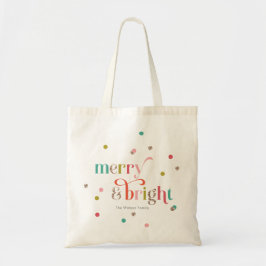 Bright and Merry Holiday Tas Christmas Gift Bag