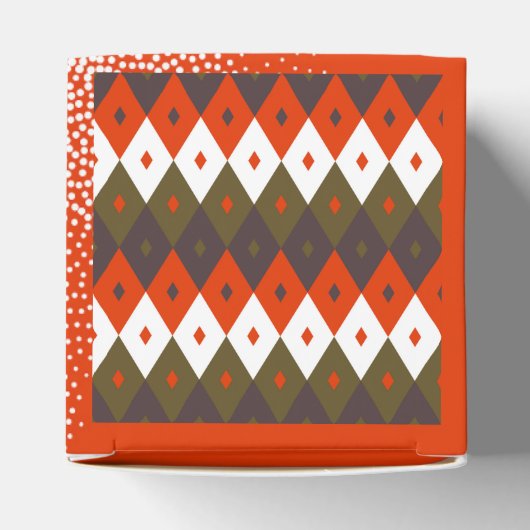 Bright and Vivid Rhombus Pattern Throw Pillow Bedankdoosjes (Bovenkant)