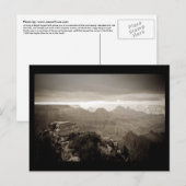 Bright Angel-punt op de Grand Canyon Briefkaart (Voorkant / Achterkant)
