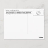 Bright Angel-punt op de Grand Canyon Briefkaart (Achterkant)