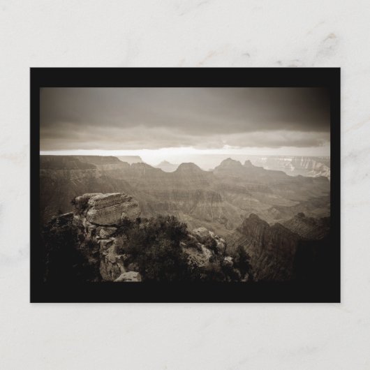 Bright Angel-punt op de Grand Canyon Briefkaart (Voorkant)