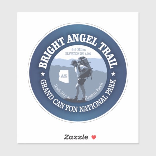 Bright Angel Trail (BG) Sticker (Vel)