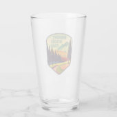 Bright Angel Trail Grand Canyon Kleuren Glas (Achterkant)