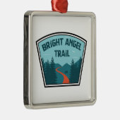Bright Angel Trail Grand Canyon Metalen Ornament (Rechts)