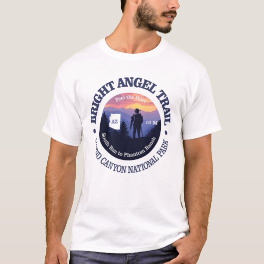 Bright Angel Trail (rd2) T-shirt (Voorkant)