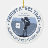 Bright Angel Trail (rd) Keramisch Ornament (Achterkant)