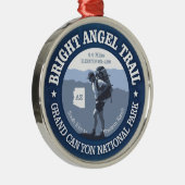 Bright Angel Trail (rd) Metalen Ornament (Rechts)
