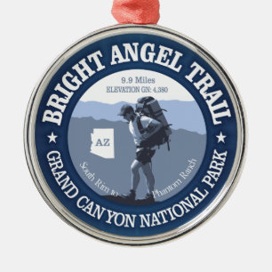 Bright Angel Trail (rd) Metalen Ornament