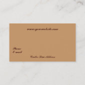 Bright Angel Trail Visitekaartje (Achterkant)