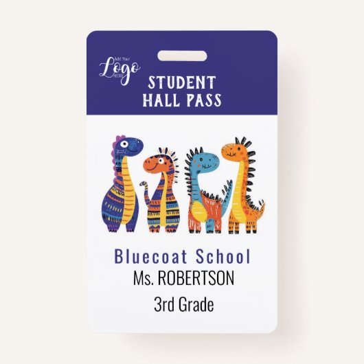 Bright Animals leraar of student pas Badge (Achterkant)