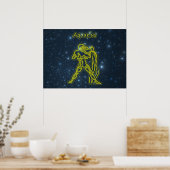 Bright Aquarius Poster (Keuken)