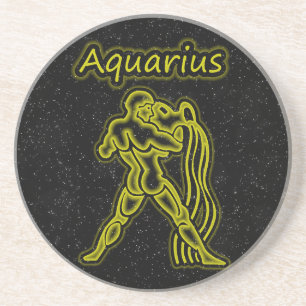 Bright Aquarius Zandsteen Onderzetter