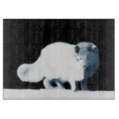 Bright Arctische vos Snijplank (Voorkant)