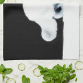 Bright Arctische vos Theedoek (Gevouwen)