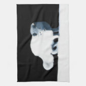 Bright Arctische vos Theedoek (Verticaal)