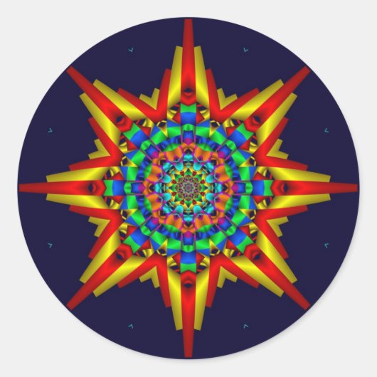 Bright Artistic Star stickers (Voorkant)