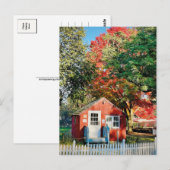 Bright Autumn Boerderij Briefkaart (Voorkant / Achterkant)