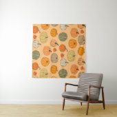 Bright autumn vintage seamless pattern background wandkleed (In Situ (horizontaal))