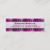 Bright Awnings Skinny Paarse Visitekaartjes (Achterkant)
