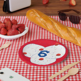 Bright Ballons & Confetti Verjaardag Papieren Bordje